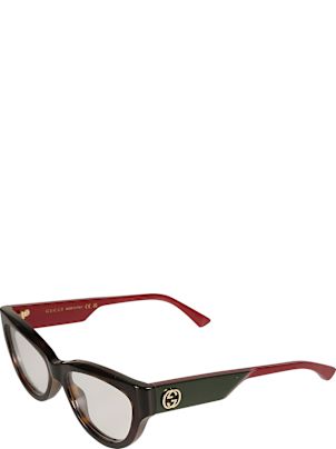 メガネ GUCCI Gucci - GG1665O - 006 HAVANA RED TRANSPAREN Eyeglasses Gucci Gg logo GG1665O 006 53-16 Havana Red in