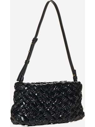 【関税&送料込】Bottega Veneta Black Leather Kalimero Cha-Ch Bottega Veneta Black Kalimero Cha-Cha Shoulder bag | Consign