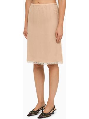 【送料&関税込】Gucci Nude Acetate Skirt With Lace Gucci Nude Acetate Skirt With Lace | italist