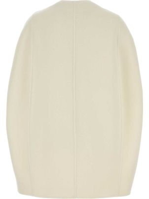 Max Mara White Cashmere Placido Cape | italist