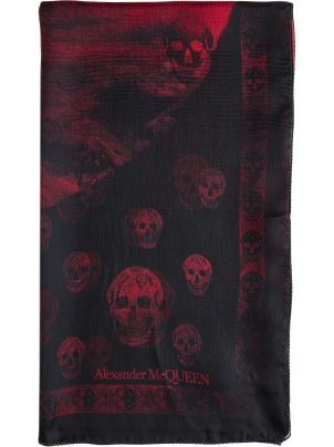 Alexander McQueen Skull Orchid Scarf | italist