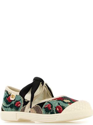 Valentino Garavani Embroidered Canvas Bay By Bay Slip Ons