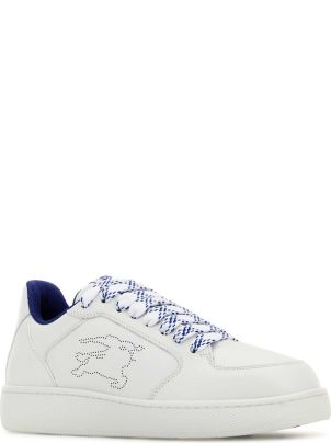 Burberry White Leather Stock Sneakers | italist