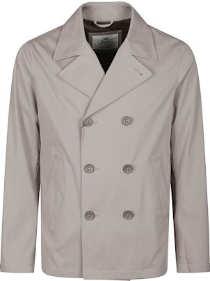 【送料&関税込】Herno Semi-sheer Biker Style Coat Herno semi-sheer biker-style Coat | Black | FARFETCH