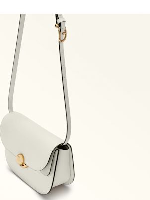 【送料&関税込】Furla Sfera S Shoulder Bag In Cream Color Le Shoulder Bag L NATURALE+COGNAC h Furla Sfera Soft | Furla US