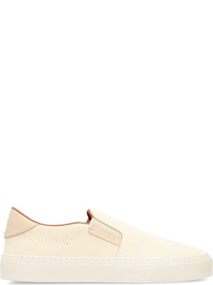 【送料&関税込】Moncler Ariel Slip Leather Slip-on Sneakers Moncler Ariel Slip Leather Slip-on Sneakers | italist