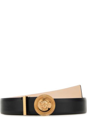ベルト VERSACE Woman Belt Black 1004009DV3T 1B00V Versace Outlet: Belt woman - Black | Versace belt