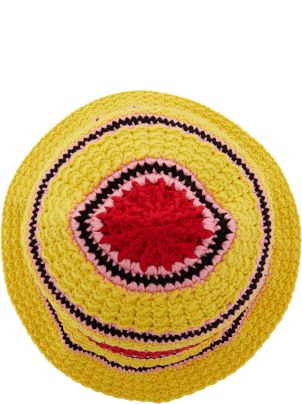 【送料&関税込】Stella McCartney Crochet Bucket Hat STELLA MCCARTNEY Logo Bucket Hat - Green | Garmentory