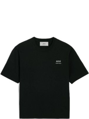 Ami Alexandre Mattiussi Logo Printed Crewneck T-shirt