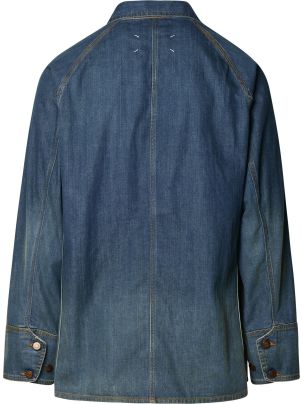 ジャケット Maison Margiela SI0BN0004 S54881 511 Jackets Blue Denim jacket in blue - MM 6 Maison Margiela Kids | Mytheresa