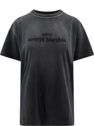 ★Maison Margiela★ Reverse Logo T-Shirt White Black S30GC07 c13ad6b56f4289ab86cc35ceaae417