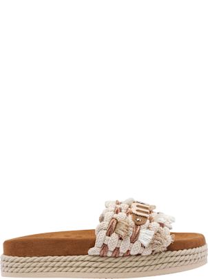 サンダル・ミュール MOU Women Sandals MUSW591004G MSQGUN Beige Mou Sandals for Women