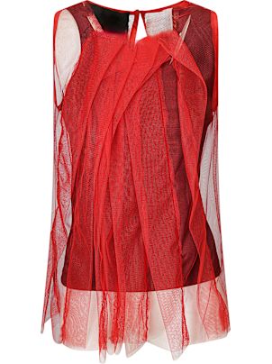 スカート Maria Calderara Maxi Side Slit Sequin Skirt With Taffeta Red Maria Calderara Skirts for Women | Lyst