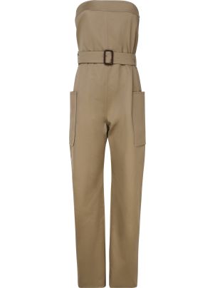 オールインワン・サロペット SAINT LAURENT CREPE BUSTIER JUMPSUIT Saint Laurent(サンローラン) オールインワン・サロペット