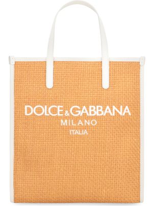 【関税＆送料込み】Dolce & Gabbana Beige Raffia Totes Large shopper in Beige for Women | Dolce&Gabbana® US