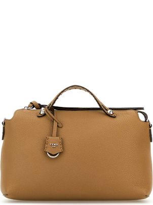 Fendi Camel Leather Large By The Way Handbag | italist