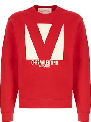 スウェット・トレーナー VALENTINO GARAVANI Red Cotton Sweatshirt Valentino Garavani Red Cotton Sweatshirt | italist