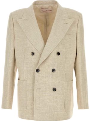 VALENTINO GARAVANI◆アイボリー フーディー ロゴプリント入り Valentino Garavani for Men