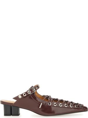 Ganni Mule Lace-up | italist