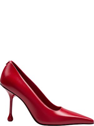 ◆正規品・新品◆Jimmy Choo Ruby Red Leather Decollete Jimmy Choo Ruby Red Leather Décolleté | italist