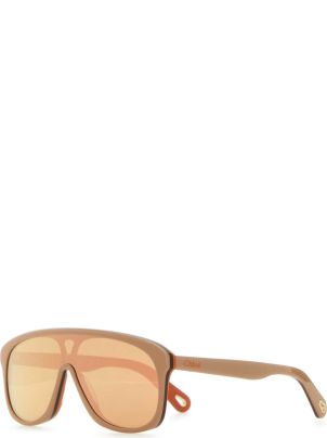 【関税&送料込】Chloe Skin Pink Acetate Jasper Sunglasses Chloé Skin Pink Acetate Jasper Sunglasses | italist, ALWAYS