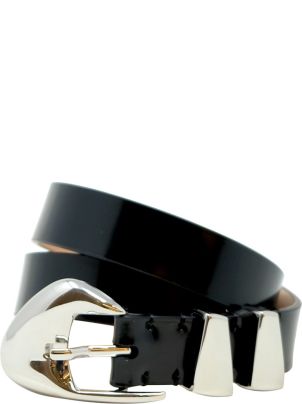 【送料&関税込】By Far Gold Leather Moore llic Belt By Far Gold Leather Moore Metallic Belt In Neutrals | ModeSens