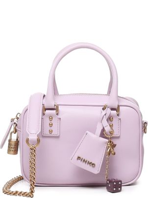 Pinko Mini Bowling Bag In Leather | italist