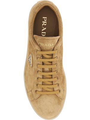 スニーカー PRADA FW25 Beige suede sneakers (2EE394054 F0379) Prada Suede Sneakers | italist