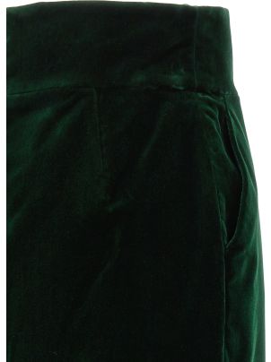 Alexandre Vauthier Velvet Midi Skirt | italist