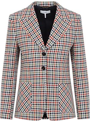 ジャケット Chloe Single Breast Jacket Chloe Single-Breasted Tailored Jacket | Neiman Marcus
