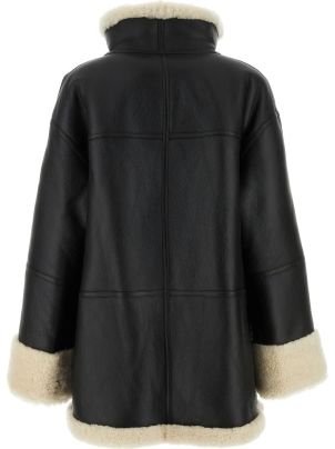 Totême Dark Brown Leather Jacket | italist