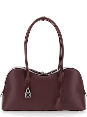 Stella McCartney Burgundy Synthetic Leather Ryder Medium