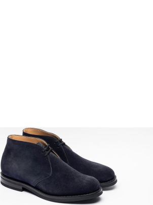 Church's Ryder 3 Lw Navy Castoro Suede Chukka Boot | italist