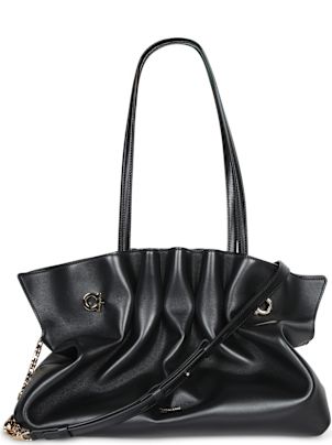 【送料&関税込】Ferragamo Gancini Piercing Black Bag Ferragamo Gancini Piercing Bag in Black | Lyst