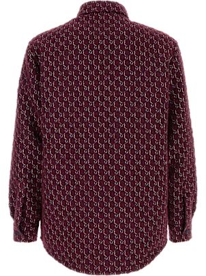 Tシャツ・カットソー GUCCI SS25 Burgundy bouclAC padded shirt (787904ZAQ5N 6419) GUCCI SS25 Burgundy bouclAC padded shirt (787904ZAQ5N 6419