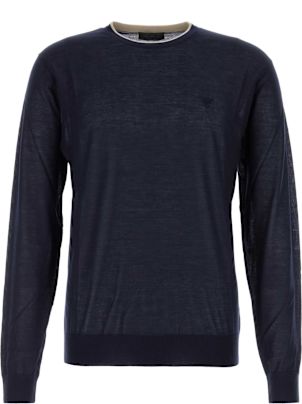 Mens Prada Navy Cotton outlet Sweater