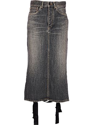 VIP【送料関税込】BALENCIAGA LACE-UP DENIM SKIRT Balenciaga Lace-up Skirt | italist