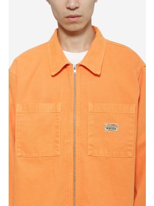 Stussy Washed Canvas Zip Shirt | italist