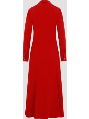 ザ・ロウ The Row Myra Dress Myra silk shirt dress in red - The Row | Mytheresa