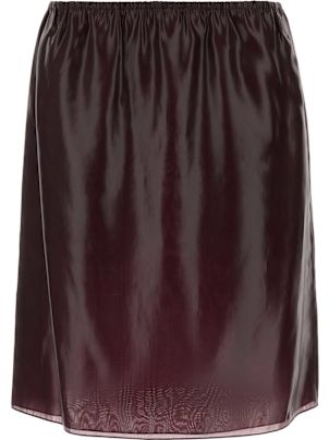 スカート SALVATORE FERRAGAMO BURGUNDY NYLON BLEND SKIRT Ferragamo Burgundy Nylon Blend Skirt | italist