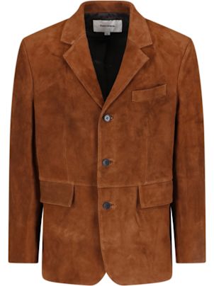 Tonywack Single-breasted Suede Jacket | italist