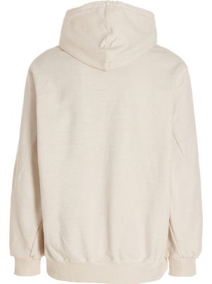 スウェット・トレーナー DOUBLET 'Polyurethane Embroidery' hoodie White Doublet White Polyurethane Embroidery hoodie for Men Online