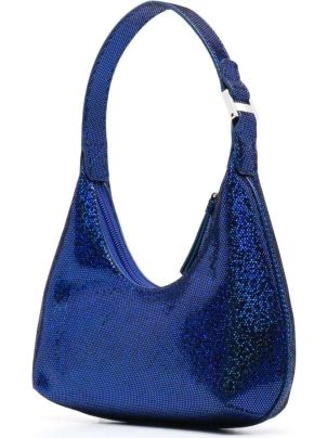 【送料&関税込】BY FAR Blue Baby Amber Mini Bag Disco Dot Le da235a6d4f4d8f0fe7e6d3df6b36a0