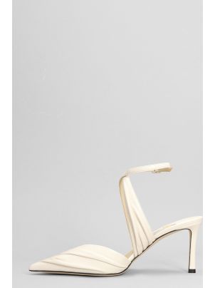 Jimmy Choo Basil 75 Pumps In White Leather | italist, ALWAYS LIKE