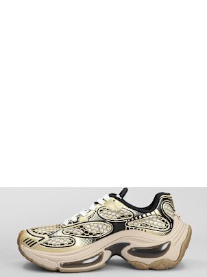 Ash Dragon Sneakers In Gold Leather And Fabric | italist, ALWAYS