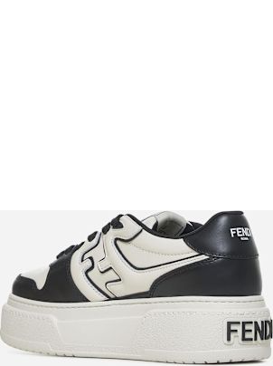 Fendi Match Leather Platform Sneakers | italist