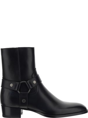 Mens saint laurent hot sale boots sale