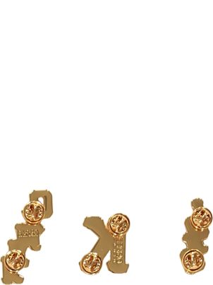 【送料&関税込】Kenzo Set Of 3 Pins Kenzo set-of-three Logo Pins | Silver | FARFETCH