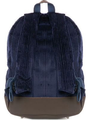 Blue Corduroy Backpack