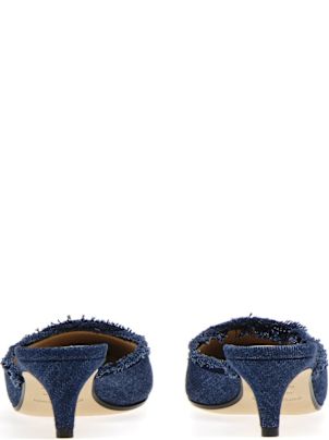 【送料&関税込】Sergio Rossi Denim Effect Mules Sergio Rossi Denim Effect Mules | italist
